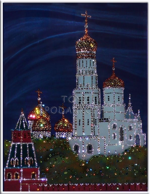 Картина Swarowski Колокольня Ивана Великого