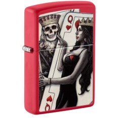 Зажигалка Zippo Skull King Queen Beauty 48624