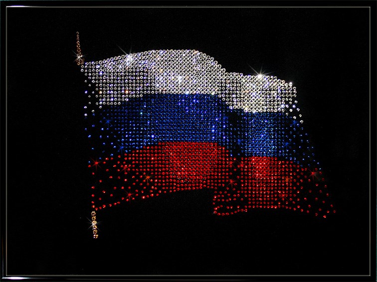 Картина Сваровски Флаг