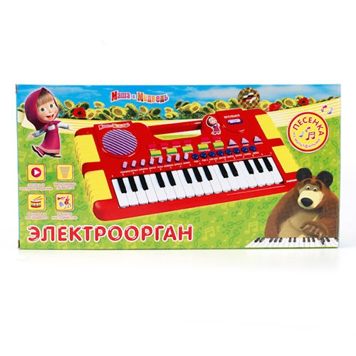 Музыкальная игрушка Электроорган Маша и Медведь