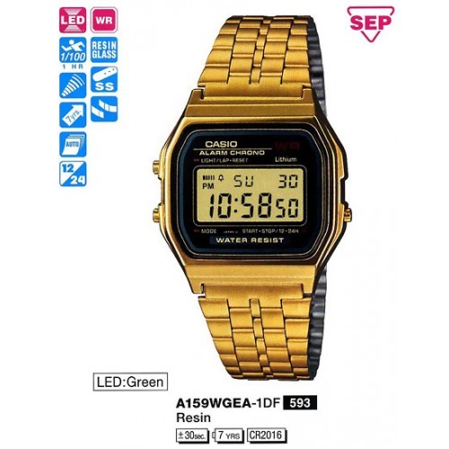 Мужские наручные часы Casio Standart Digital A-159WGEA-1E