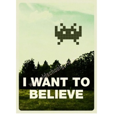 Плакат I want to believe