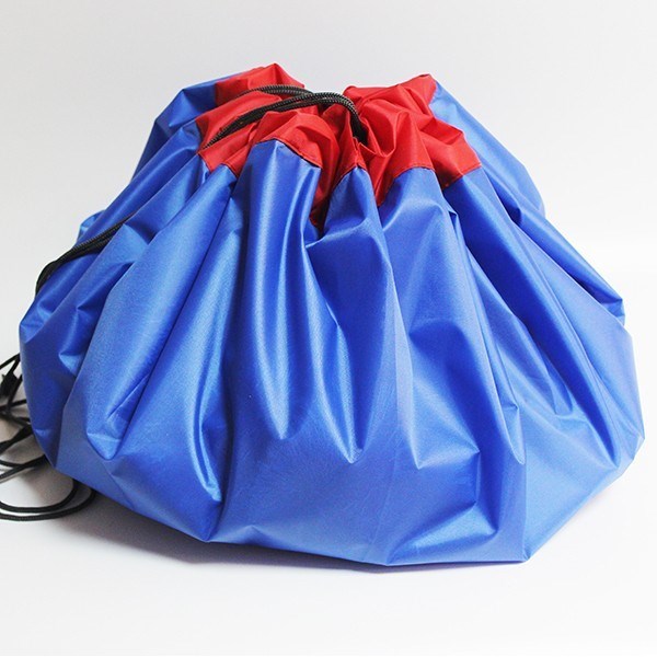 Сумка-коврик для игрушек Toy Bag, 100 см - сине-красный