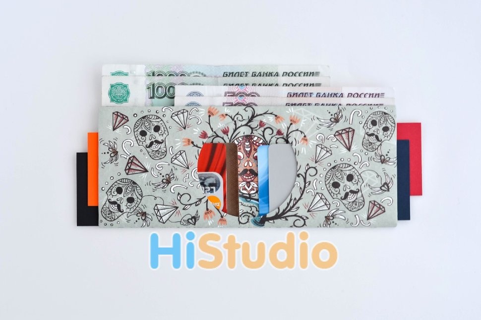 Кошелек New Wallet Skulls