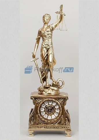 Часы из бронзы Правосудие