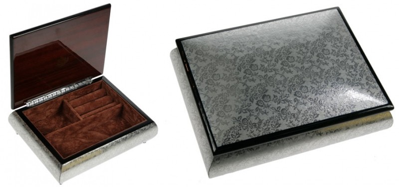 Шкатулка для ювелирных украшений Patterns on silver