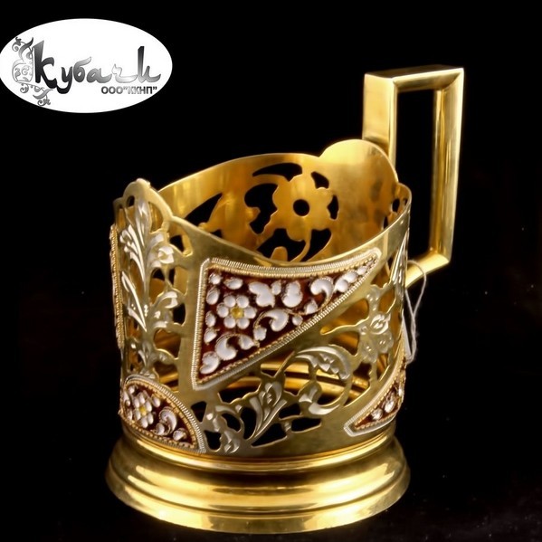 Серебряный подстаканник Кубачи