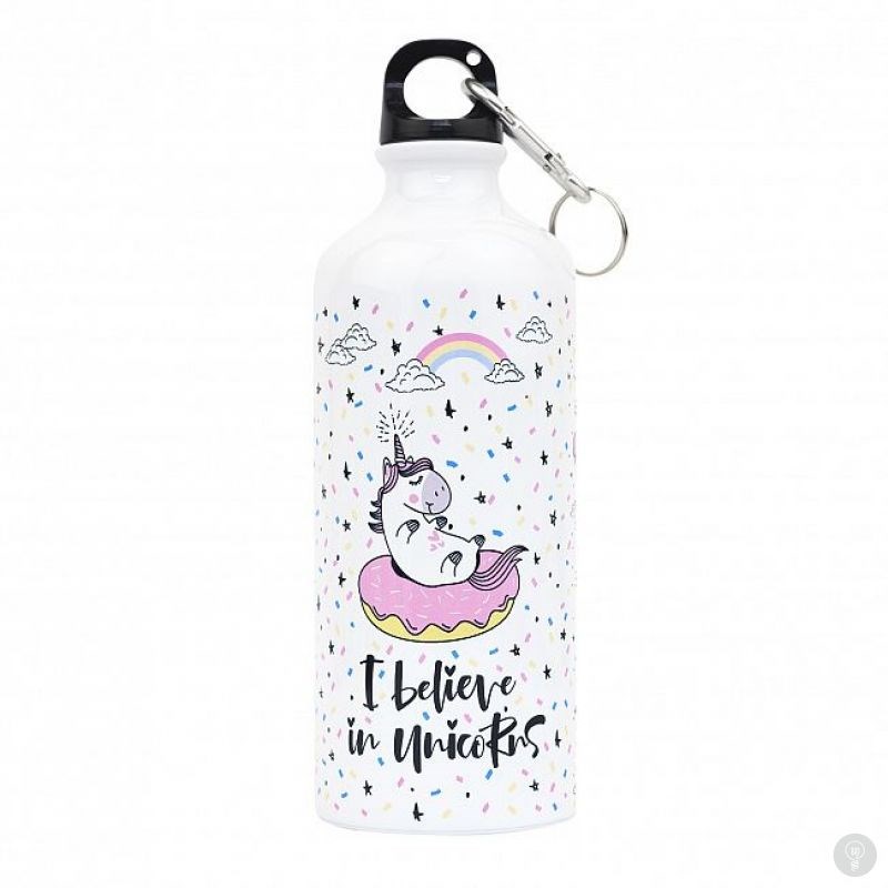 Металлическая бутылка с крышкой Unicorn