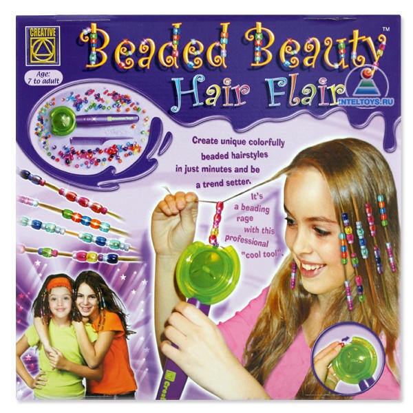 Набор «Укрась прическу» Beaded Beauty Hair Flair Creative