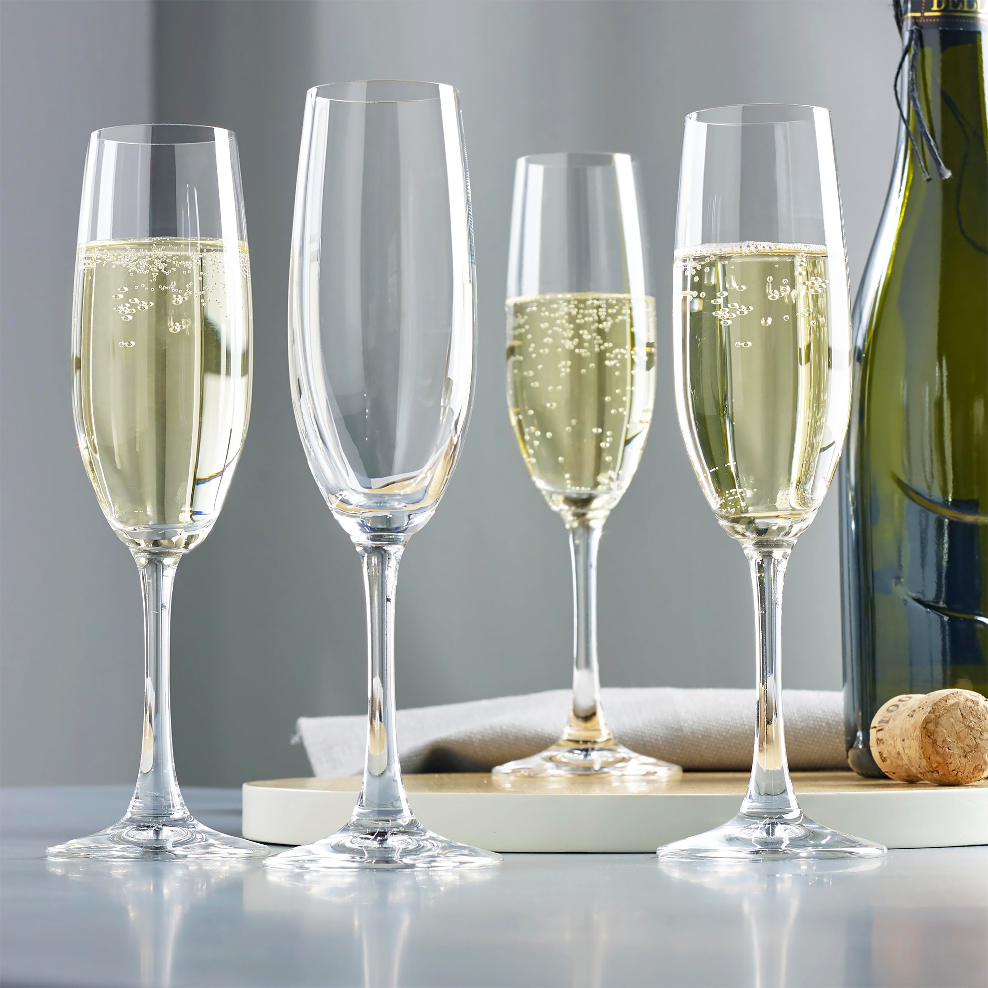 Бокалы для шампанского Winelovers, 4 шт, 190 мл