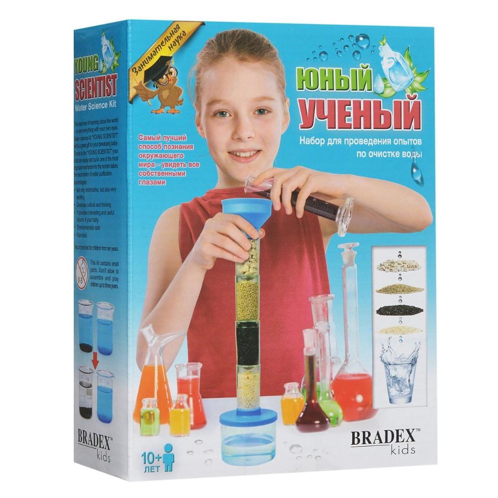 Набор для проведения опытов по очистке воды Юный учёный