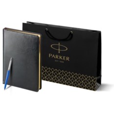 Подарочный набор Parker: шариковая ручка Parker Jotter ORIGINALS BLUE CT и ежедневник 207312_8026052