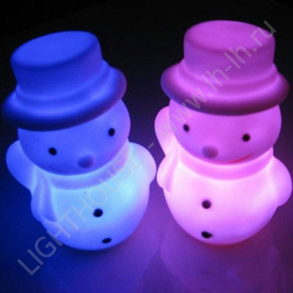 Светящийся LED снеговик Due RGB Accum (под заказ)