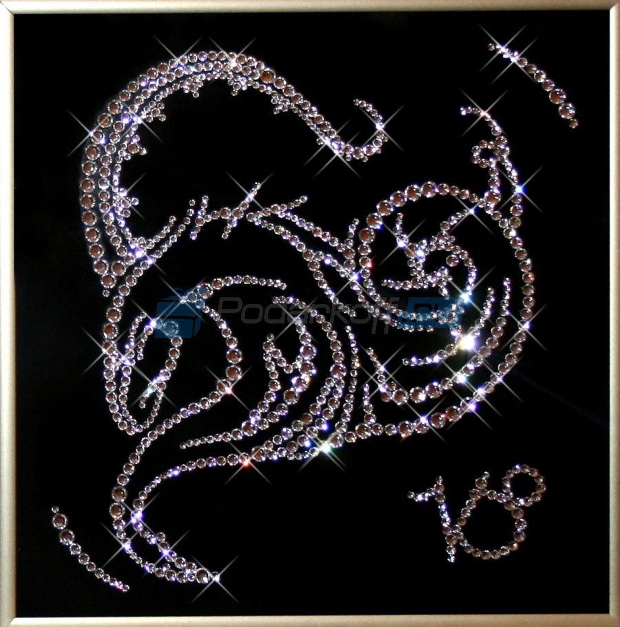 Картина Swarovski Созвездие Козерог