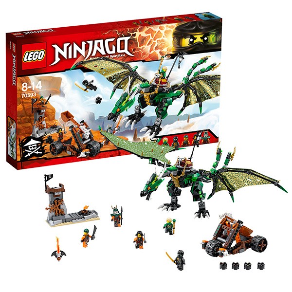 Конструктор Lego Ninjago Зелёный Дракон