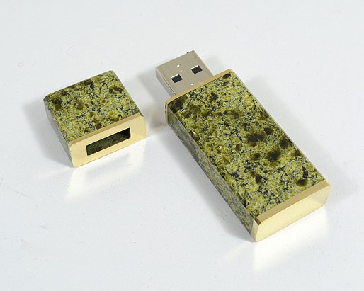 Флешка из камня змеевик, 32GB