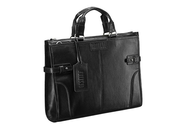 Деловая черная сумка Brialdi Bristol