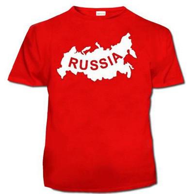 Мужская футболка 'Карта России'