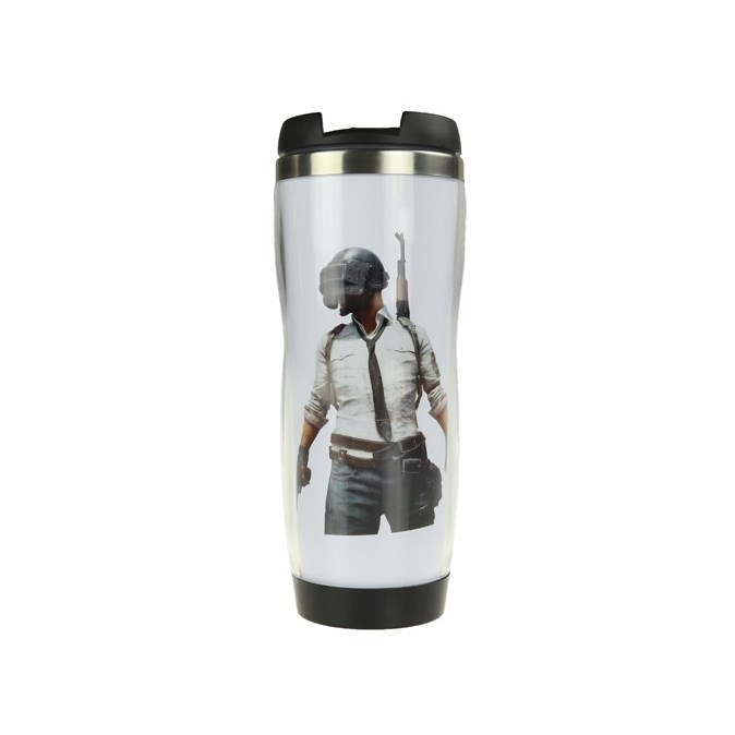 Белая кружка Pubg Боец