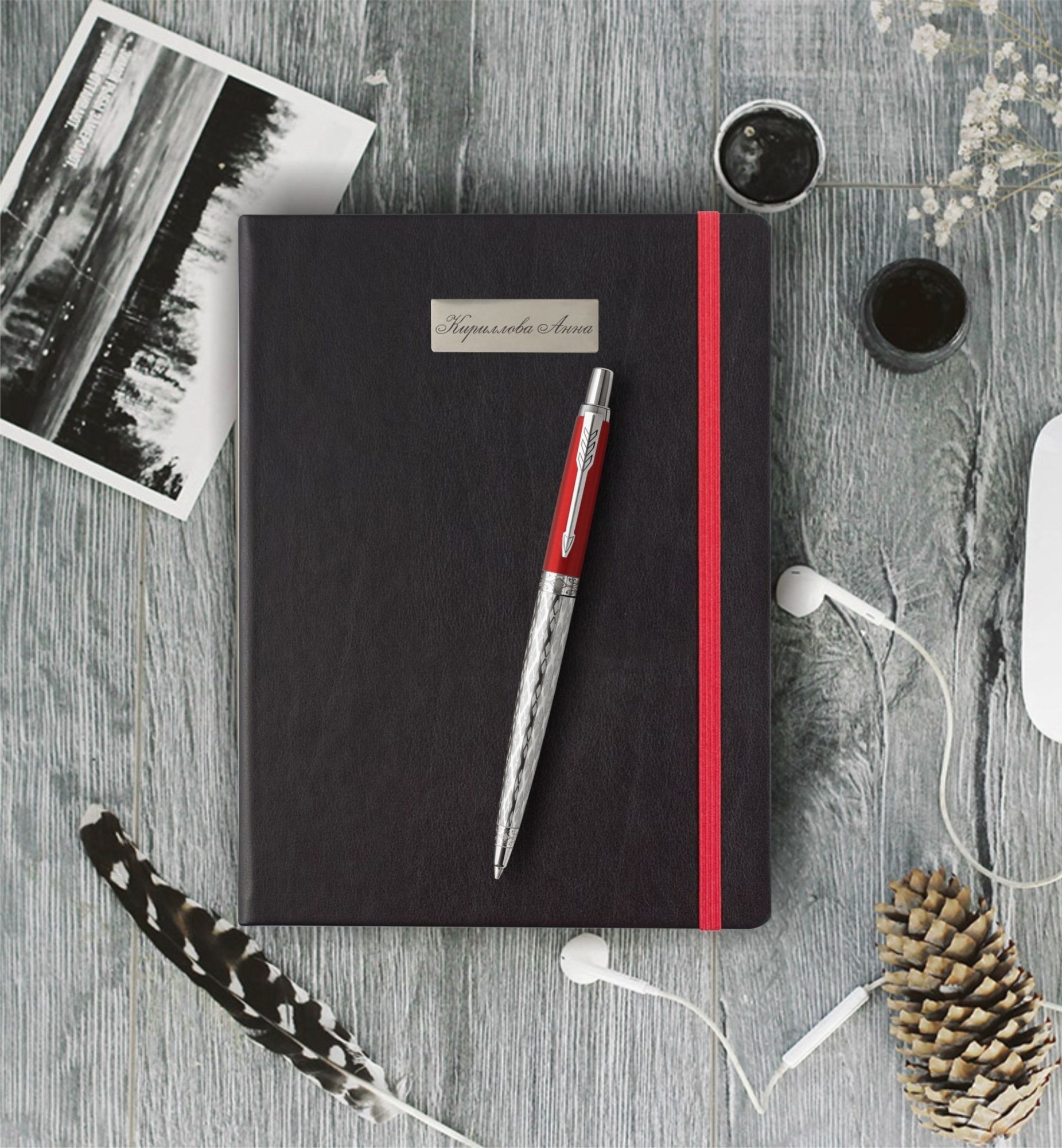 Блокнот и шариковая ручка Parker Jotter 2017 SE