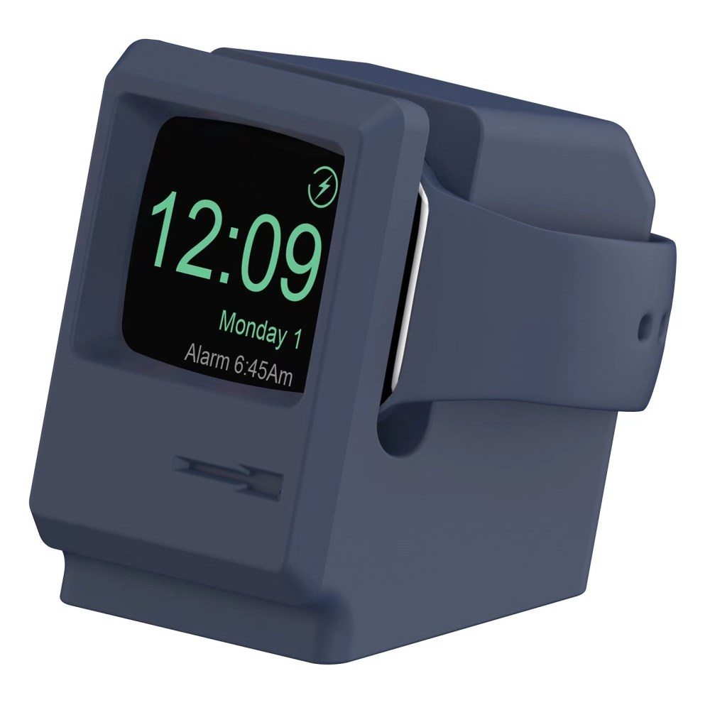Подставка в стиле ретро для Apple Watch (синяя)