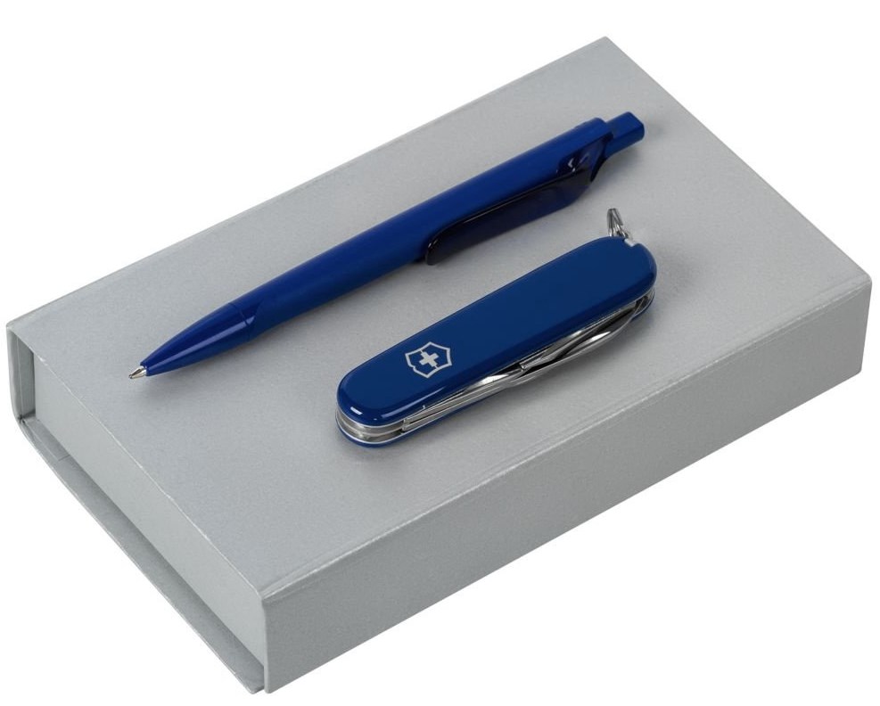 Мужской набор Victorinox Swiss Made: ручка и мультитул