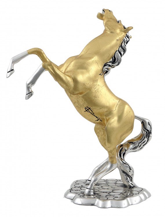 Статуэтка Principi Argenti 280Oro «Конь на дыбах»