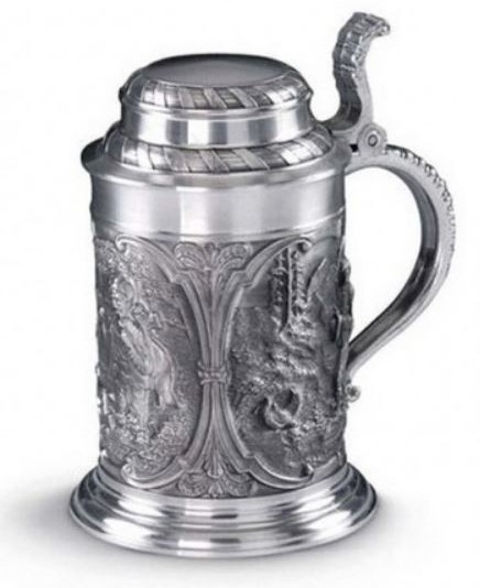 Кружка для пива из олова Jagersleut