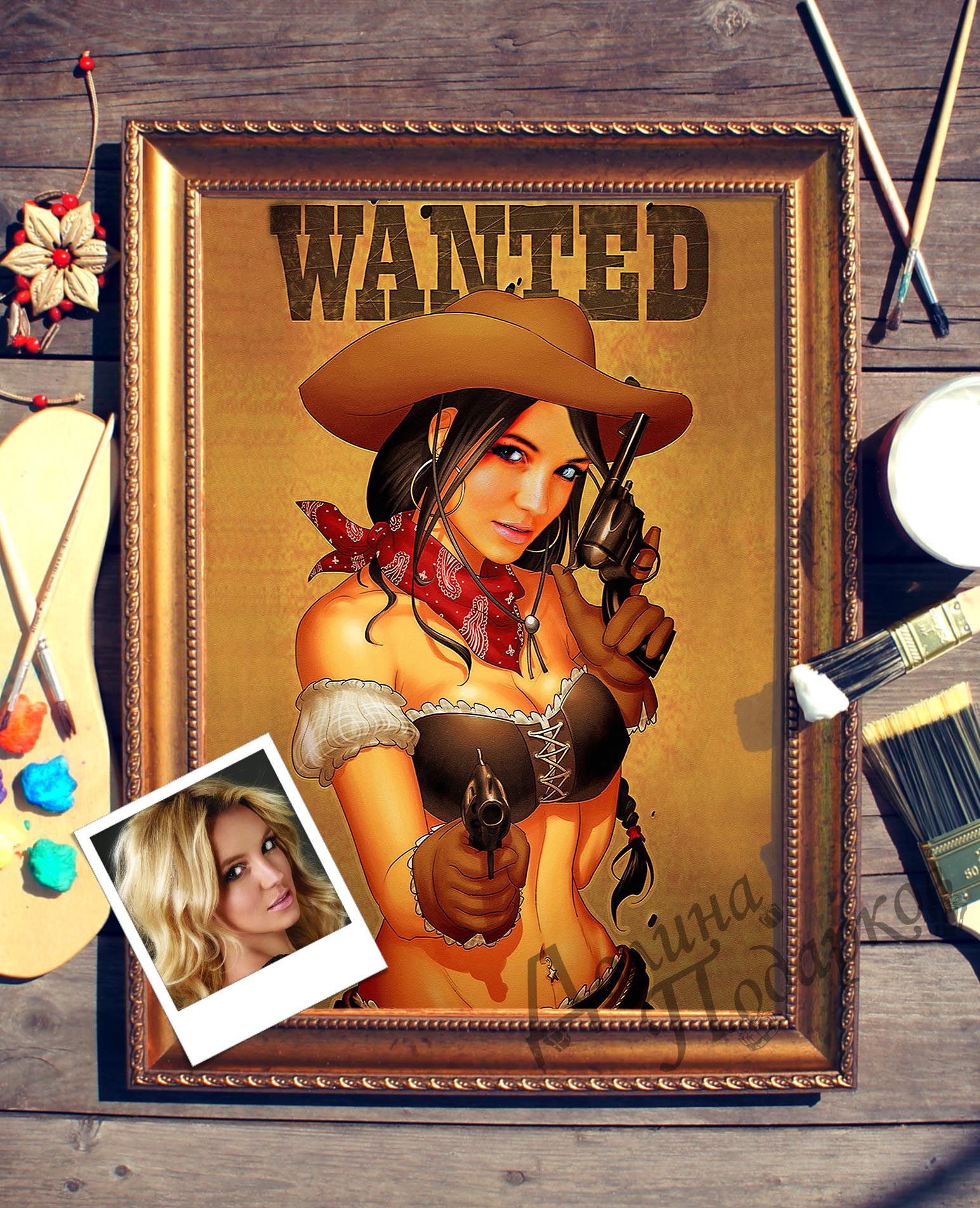 Портрет по фото Wanted