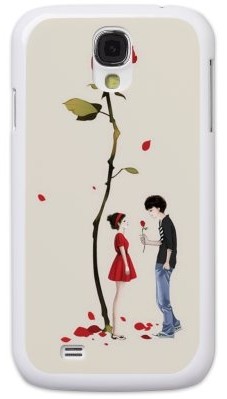 Чехол для Samsung S4 (пластик), роза для любимой