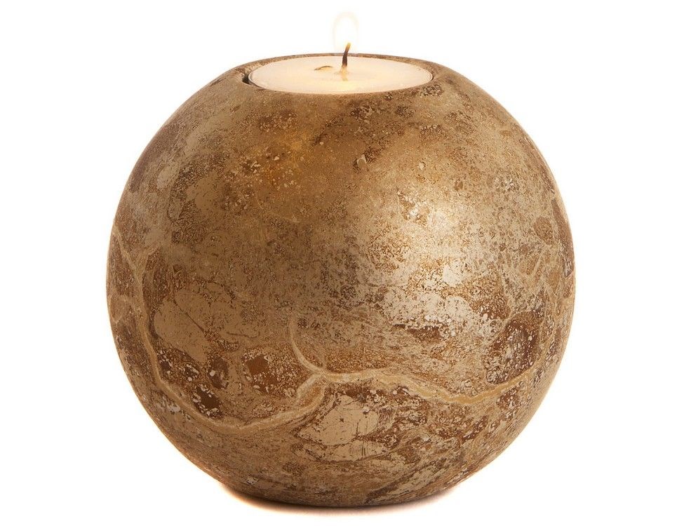 Подсвечник МРАМОРНАЯ МАГИЯ, стекло, 10 см, Goodwill