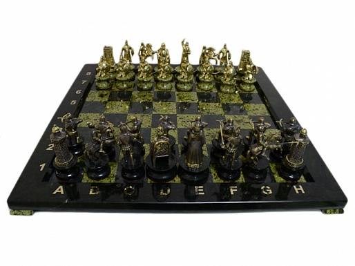 Подарочные шахматы с фигурами из бронзы Турецкие