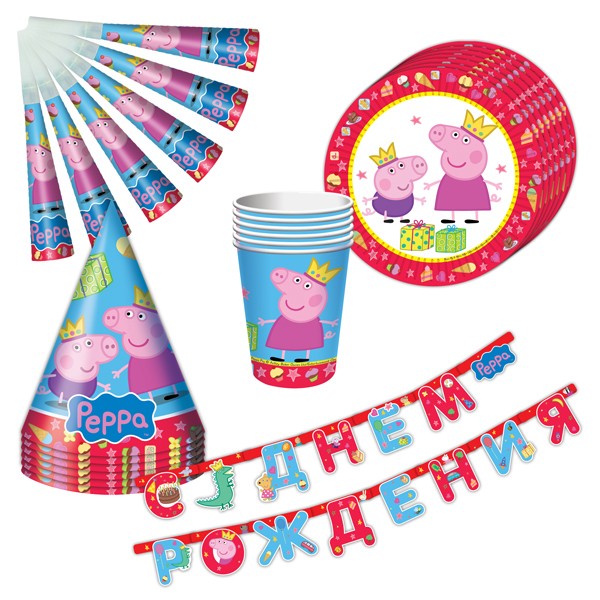 Набор посуды «Пеппа-принцесса», Peppa Pig