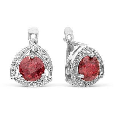Серьги серебряные