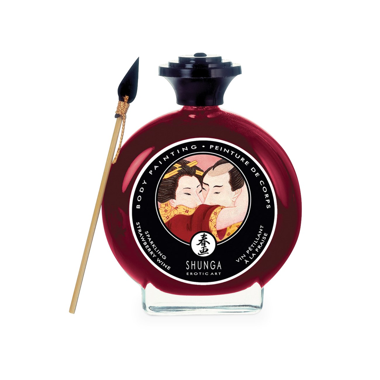 Крем-краска для тела Shunga, аромат шампанского и клубники