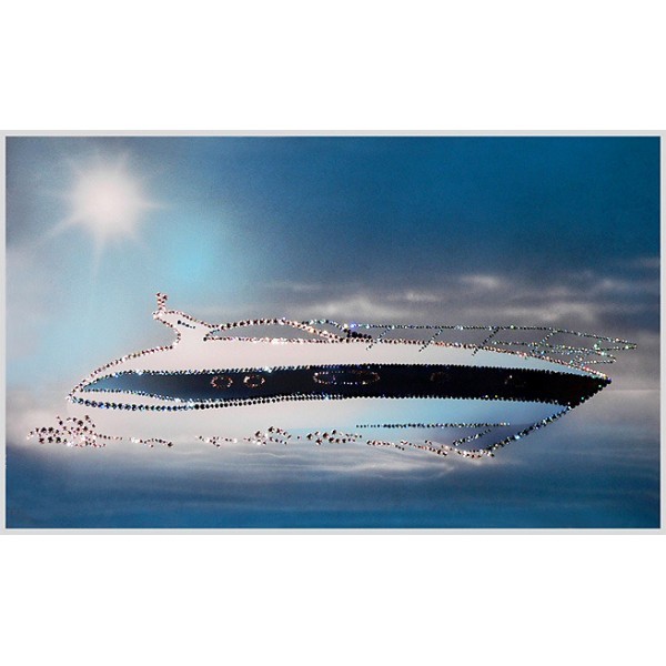 Картина с кристаллами Swarovski Яхта