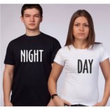 Футболки для двоих влюбленных Night and Day