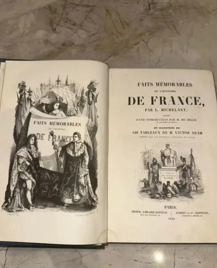 1844 История Франции (гравюры, из аристократов)