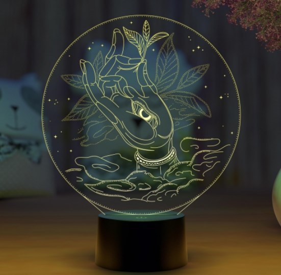 3D светильник «Хамса»