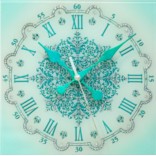 Настенные часы с кристаллами Swarovski Снежинка Настенные часы с кристаллами Swarovski Снежинка
