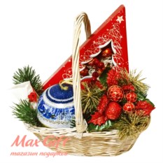 Подарочная корзина Новогодняя ёлочка