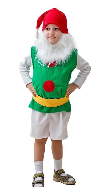 Карнавальный костюм Гном ( малый), 3-7 лет