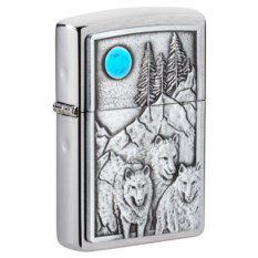 Зажигалка Zippo Wolf Design 49295 с гравировкой