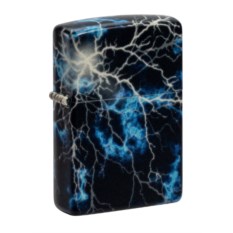 Зажигалка Zippo Lightning 48610 — молнии светятся в темноте