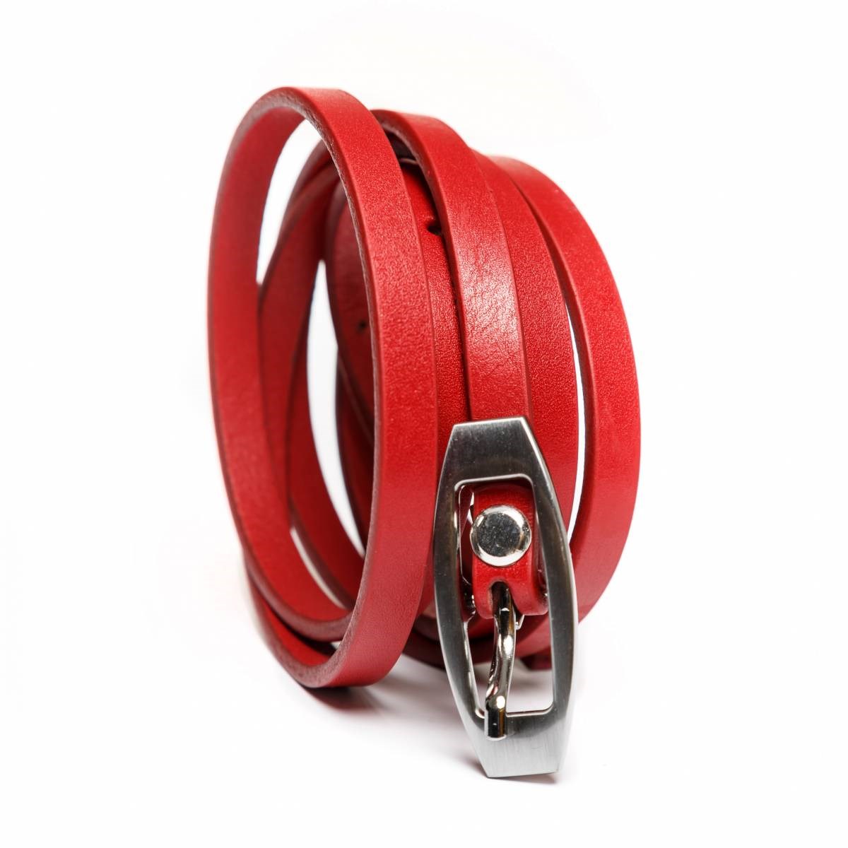 Женский кожаный ремень Almeda Red