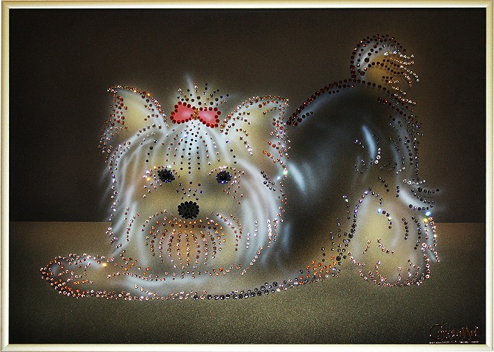 Картина с кристаллами Swarovski Йорк