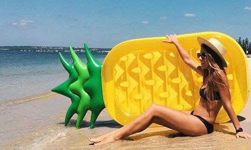 Надувной матрас Ананас
