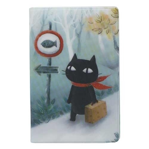 Держатель для карточек Muffler Cat on a Journey