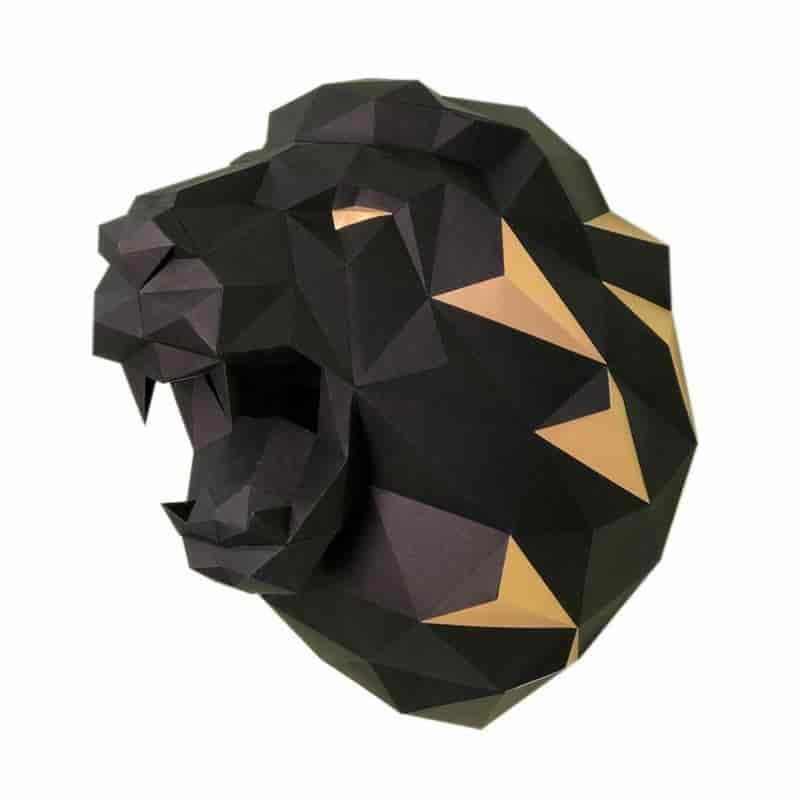 3D-конструктор Paperraz Лев Николаевич чёрный