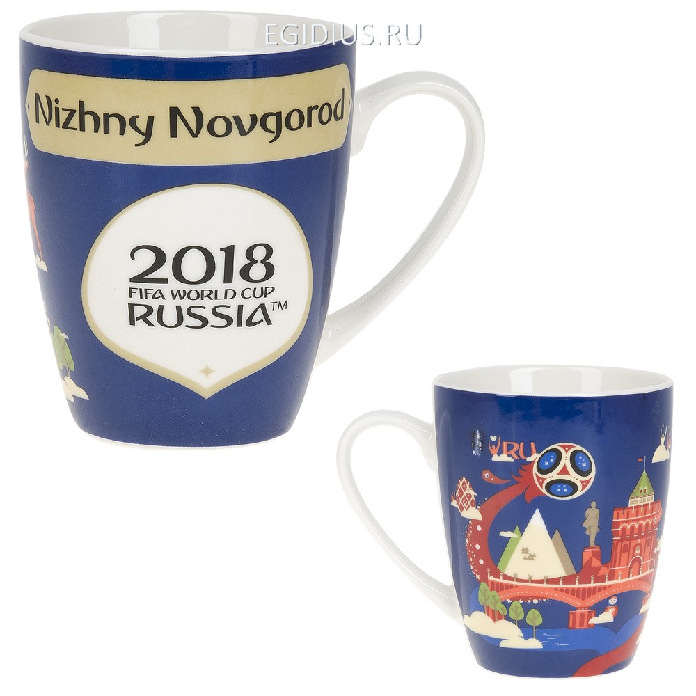 Фарфоровая кружка ЧМ 2018/Nizhny Novgorod